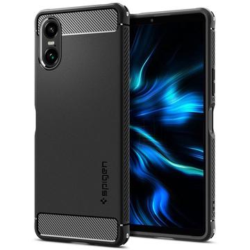 Sony Xperia 10 VI Spigen Rugged Armor TPU Case - Black