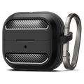 Samsung Galaxy Buds3/Buds3 Pro Spigen Rugged Armor TPU Case - Black