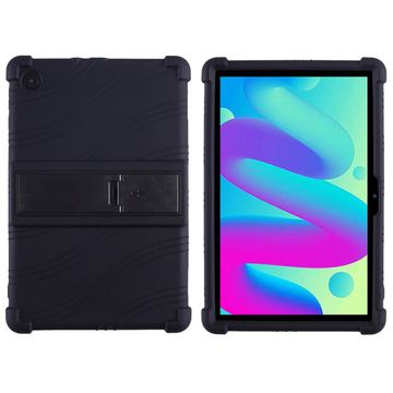 TCL Tab 10L/10 HD 4G Silicone Case with Kickstand - Black