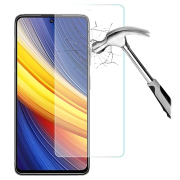 Xiaomi Poco X4 Pro 5G Tempered Glass Screen Protector - 9H, 0.3mm - Clear