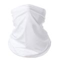 Thin Tube Neck Gaiter for Running, Cycling and Skiing - White