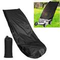 Waterproof Lawn Mower Cover - 191x110x67cm - Black