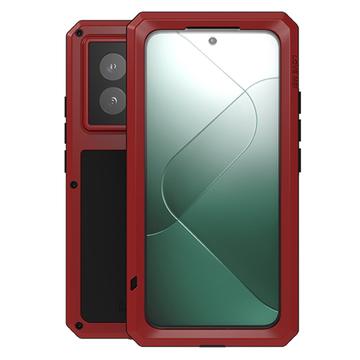 Xiaomi 14 Pro Love Mei Powerful Hybrid Case - Red