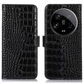 Xiaomi 14 Ultra Crocodile Series Wallet Leather Case with RFID