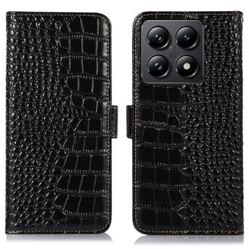 Xiaomi 14T Crocodile Series Wallet Leather Case with RFID