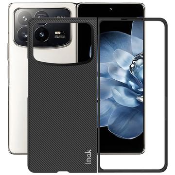 Xiaomi Mix Fold 4 Imak Ruiyi Hybrid Case - Carbon Fiber - Black