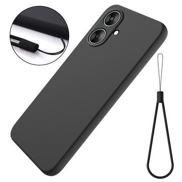 Xiaomi Poco M6/Redmi 13R Liquid Silicone Case - Black