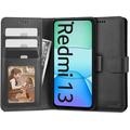 Xiaomi Redmi 13 Tech-Protect Wallet Case W. Magnet & Stand - Black