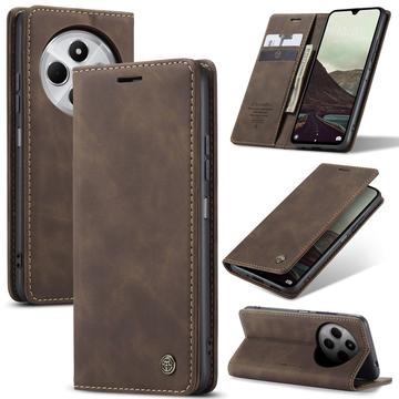 Xiaomi Redmi 14C Caseme 013 Series Wallet Case - Coffee