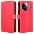 Xiaomi Redmi K80/K80 Pro Wallet Case with Magnetic Closure - Red