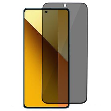 Xiaomi Redmi Note 13 4G Privacy Full Cover Tempered Glass Screen Protector - Black Edge