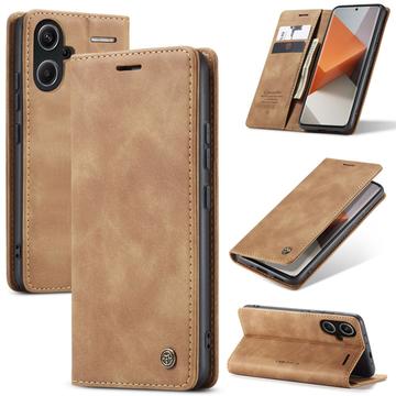 Xiaomi Redmi Note 13 Pro+ Caseme 013 Series Wallet Case - Brown