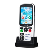 Doro 780X - 4G, Bluetooth, 1600mAh - Black / White