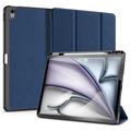 iPad Air 13 (2024) Dux Ducis Domo Tri-Fold Smart Folio Case - Blue