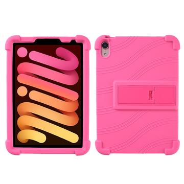 iPad Mini (2021) Silicone Case with Kickstand - Hot Pink