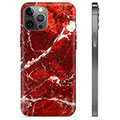 iPhone 12 Pro Max TPU Case - Red Marble