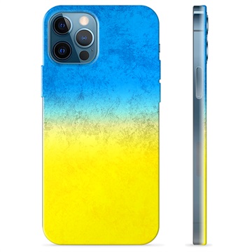 iPhone 12 Pro TPU Case Ukrainian Flag - Two Tone