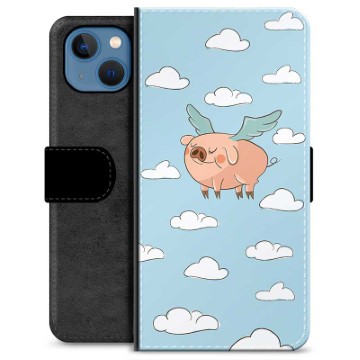 iPhone 13 Premium Wallet Case - Flying Pig