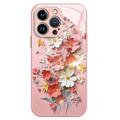 iPhone 13 Pro Max Flower Bouquet Hybrid Case - Pink