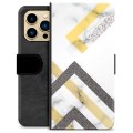 iPhone 13 Pro Max Premium Wallet Case - Abstract Marble