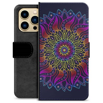 iPhone 13 Pro Max Premium Wallet Case - Colorful Mandala