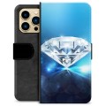 iPhone 13 Pro Max Premium Wallet Case - Diamond