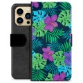 iPhone 13 Pro Max Premium Wallet Case - Tropical Flower