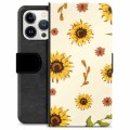 iPhone 13 Pro Premium Wallet Case - Sunflower