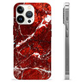 iPhone 13 Pro TPU Case - Red Marble