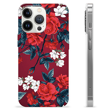 iPhone 13 Pro TPU Case - Vintage Flowers