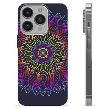 iPhone 14 Pro TPU Case - Colorful Mandala