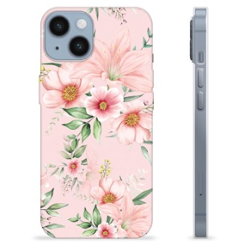 iPhone 14 TPU Case - Watercolor Flowers