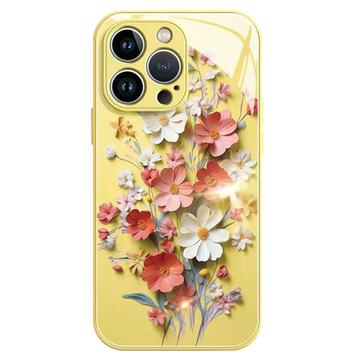 iPhone 15 Pro Flower Bouquet Hybrid Case - Yellow