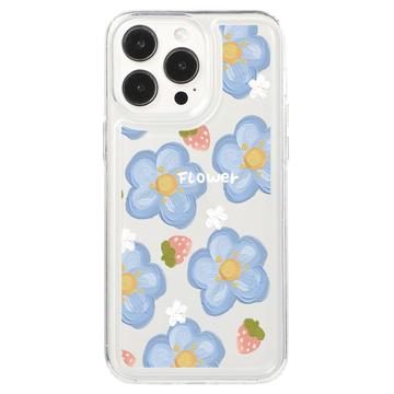 iPhone 15 Pro Max Fashion TPU Case - Flowers / Strawberries