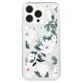 iPhone 15 Pro Max Fashion TPU Case - White Flowers