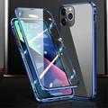 iPhone 15 Pro Max Magnetic Case with Tempered Glass - Blue