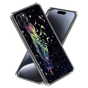 iPhone 15 Pro Max Stylish Ultra-Slim TPU Case - Feather