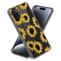 iPhone 15 Pro Max Stylish Ultra-Slim TPU Case - Sunflowers