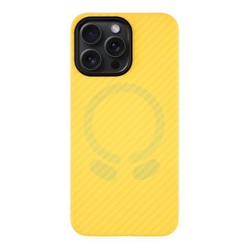 iPhone 15 Pro Max Tactical MagForce Aramid Industrial Case - Yellow