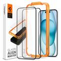 iPhone 15 Spigen ALM Glas.tR Screen Protector - 2 Pcs.