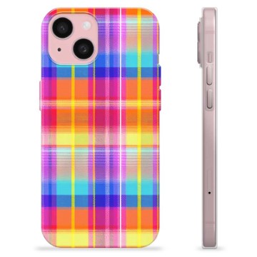 iPhone 15 TPU Case - Flanel Shirt