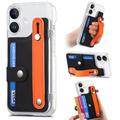 iPhone 16 Plastic Case CY1 - Card Slot, Wristband, Kickstand