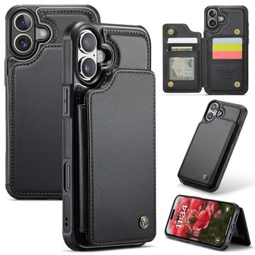 iPhone 16 Plus Caseme C22 Case RFID Card Wallet - Black