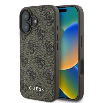 iPhone 16 Plus Guess 4G Metal Gold Logo Hybrid Case