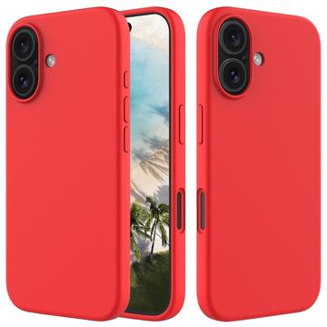 iPhone 16 Plus Liquid Silicone Case - Red