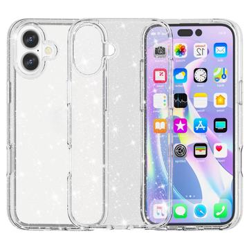 iPhone 16 Plus Stylish Glitter Series Hybrid Case