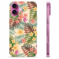 iPhone 16 Plus TPU Case - Pink Flowers