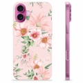 iPhone 16 Plus TPU Case - Watercolor Flowers