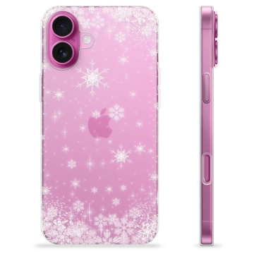 iPhone 16 Plus TPU Case - Snowflakes