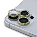 iPhone 16 Pro/16 Pro Max Guess Fixed Glitter Camera Lens Protector